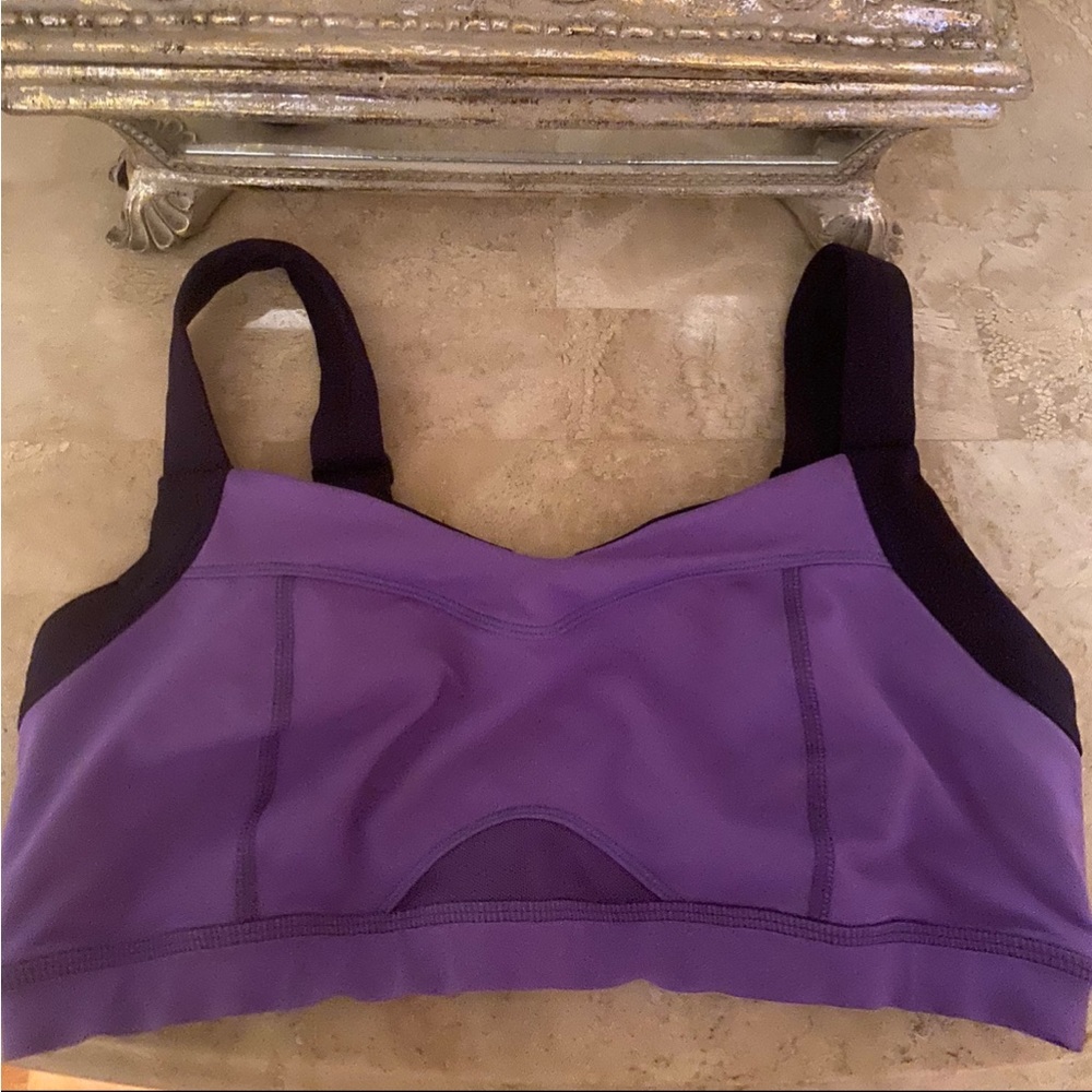 Purple Lululemon sports bra